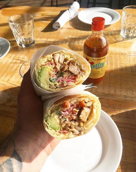 Burrito at Barito Tacos & Cocktails